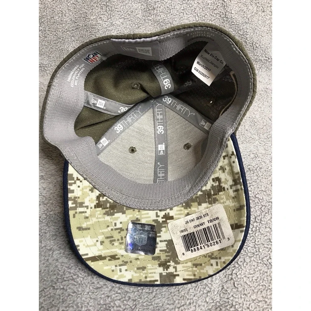NEW NFL Dallas New Era 39THIRTY On Field Salute To Service Hat Cap Toddler-Child